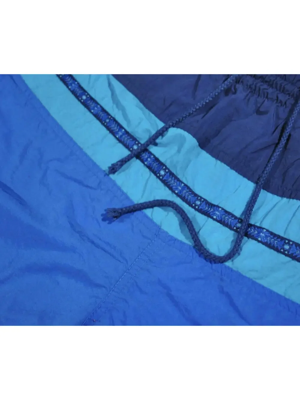 Vintage Laguna 90s Pattern Blue Mens Swim Swimsuit Size Large (35-36)